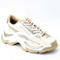 Steve Madden Zoomz Cream and Rose Gold