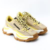 Steve Madden Zoomz Yellow and Sand