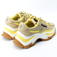 Steve Madden Zoomz Yellow and Sand