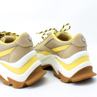 Steve Madden Zoomz Yellow and Sand
