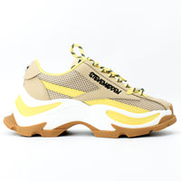Steve Madden Zoomz Yellow and Sand