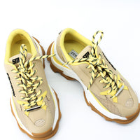 Steve Madden Zoomz Yellow and Sand