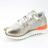 Andia Fora Ruffle Stone and Gold