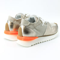 Andia Fora Ruffle Stone and Gold