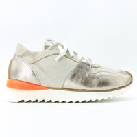 Andia Fora Ruffle Stone and Gold