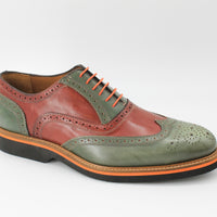 Mercanti Fiorentini 06650 Burgundy & Green