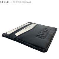 Barker Card Wallet Black