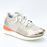 Andia Fora Ruffle Stone and Gold