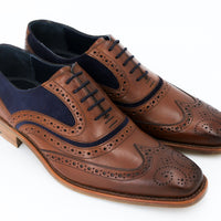 Barker McClean Rosewood & Navy