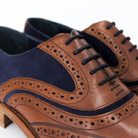 Barker McClean Rosewood & Navy