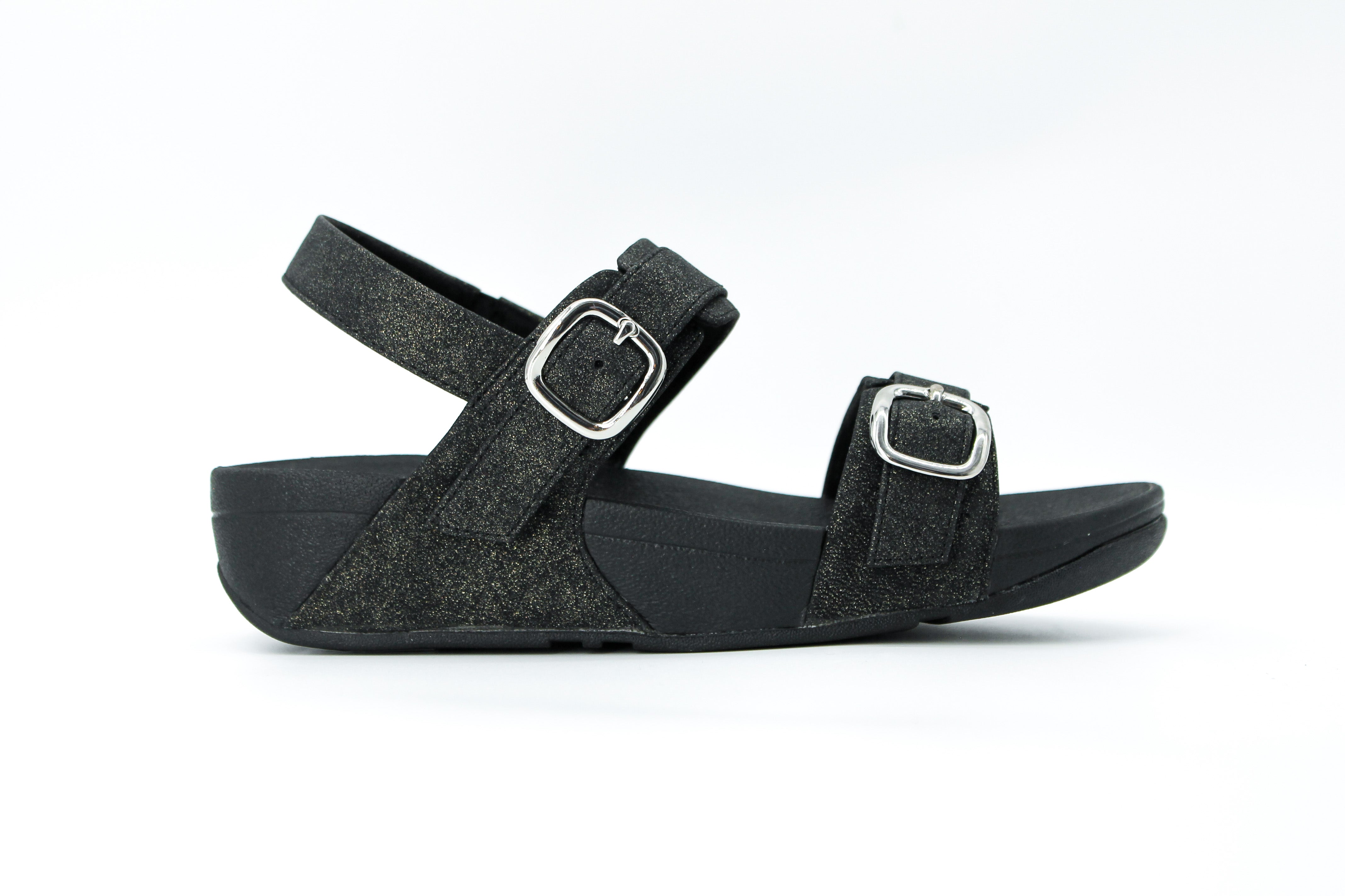 FitFlop Womens Black Lulu Shimmersuede Flip Flop Sandals Size 10 - $26 -  From Kelly
