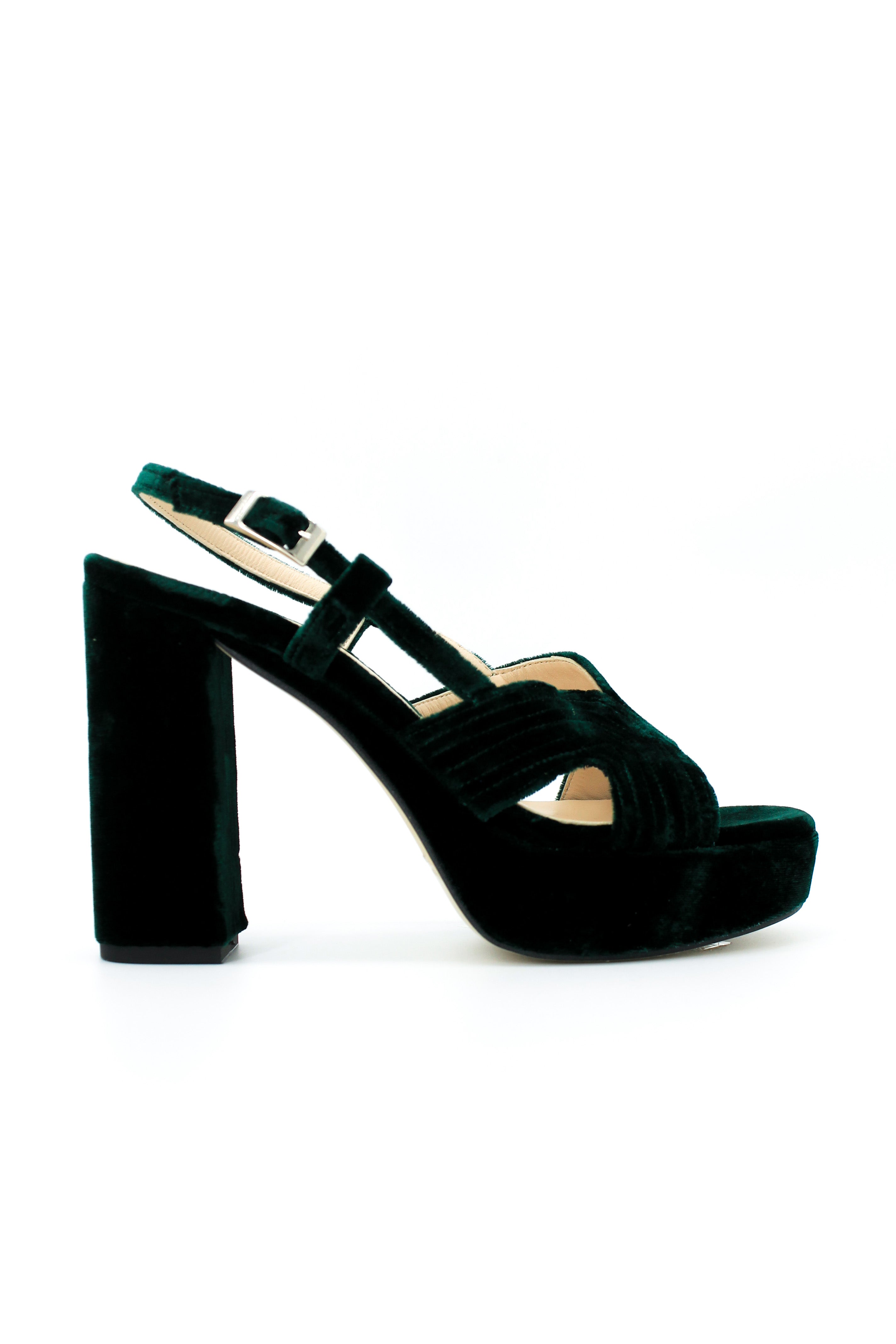 Marian 55308 Green Velvet Shoe Style International
