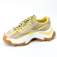 Steve Madden Zoomz Yellow and Sand