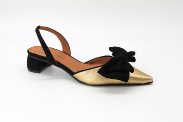 Marian 1305 Gold / Black Bow