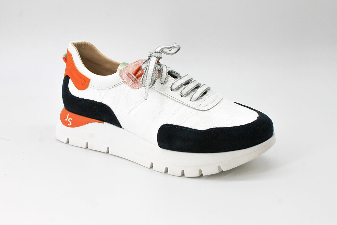 Jose Saenz 2287 SS26 White and Navy