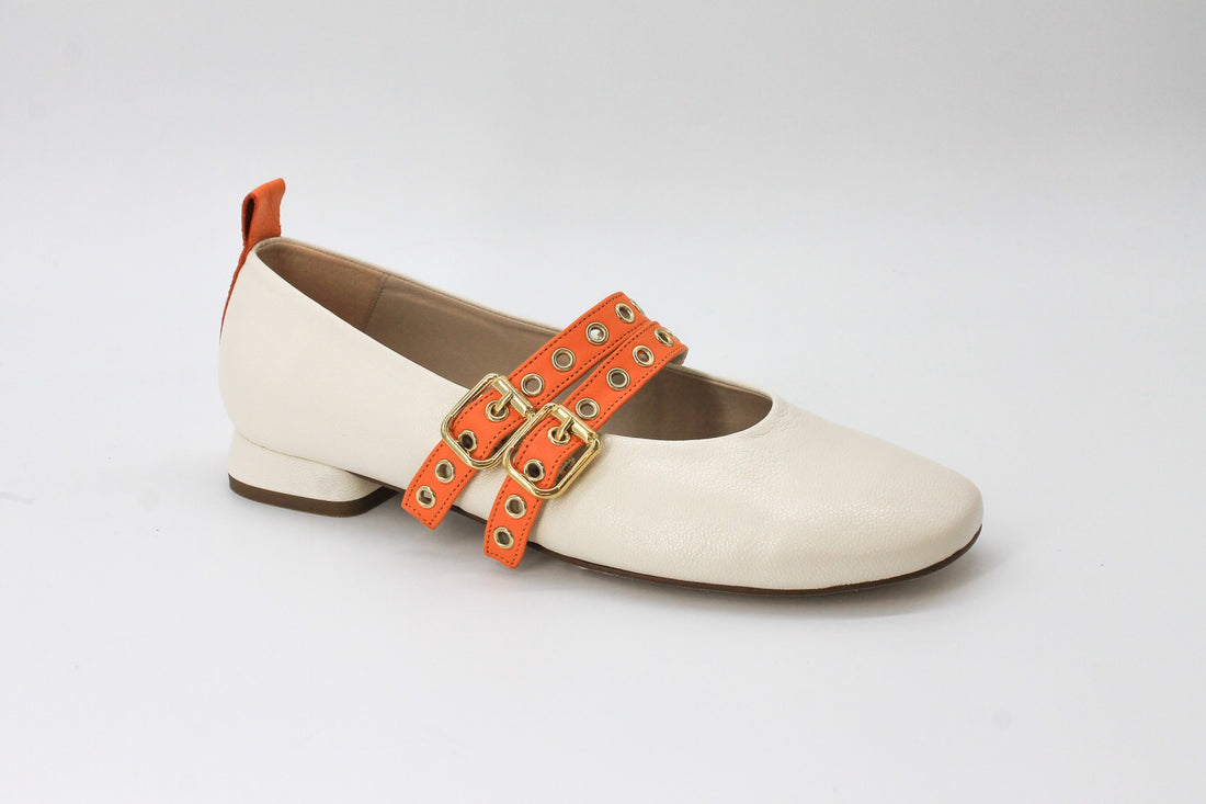 Marian 6306 Cream/Orange Trim