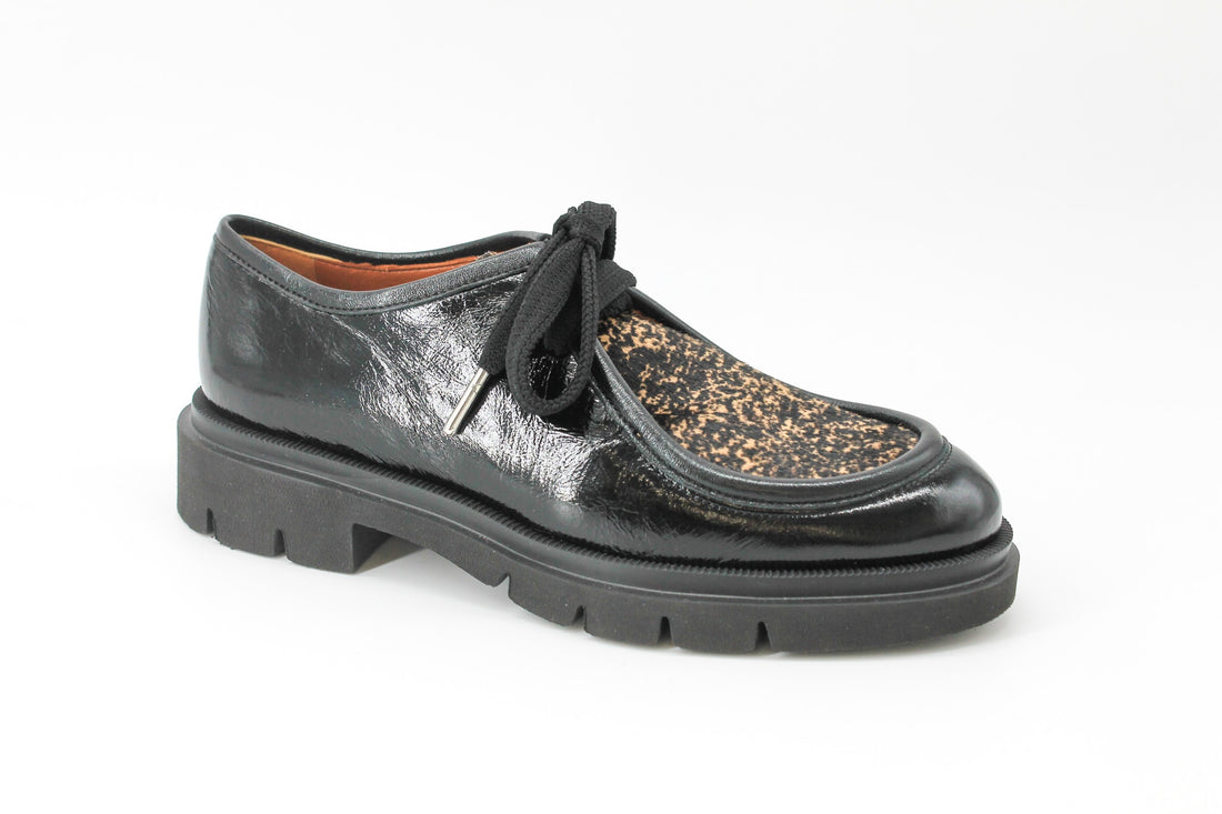 Legazzelle 318 Black Patent / Hide Print AW26