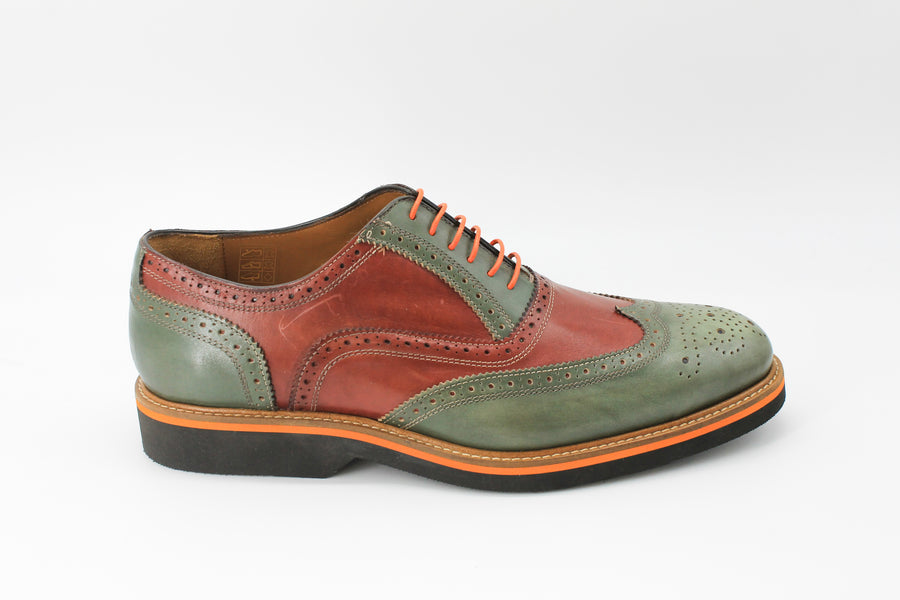 Mercanti Fiorentini 06650 Burgundy & Green