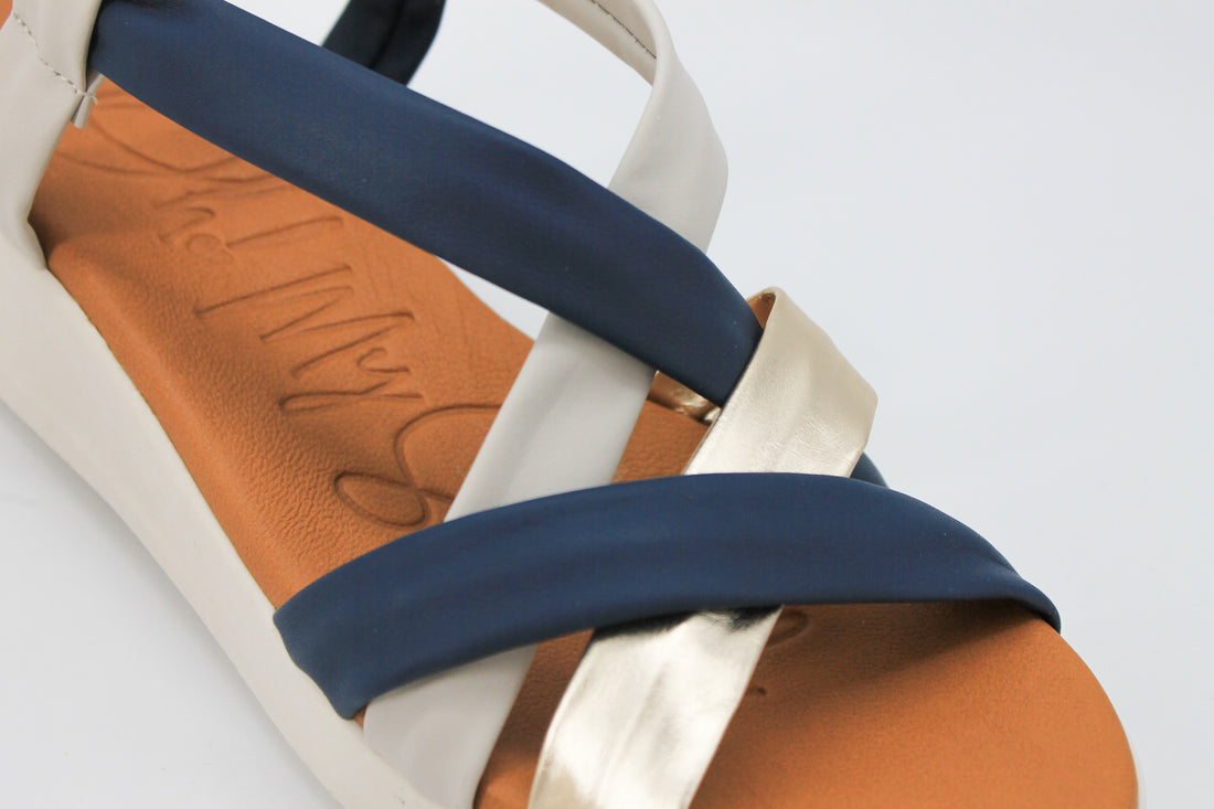 Oh My Sandals 5655 Navy
