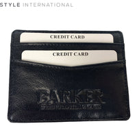 Barker Card Wallet Black