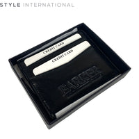 Barker Card Wallet Black